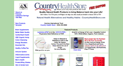 Desktop Screenshot of countryhealthstore.com